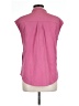 Assorted Brands Pink Sleeveless Button-Down Shirt Size L - photo 2