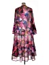Torrid 100% Polyester Purple Kimono Size 1X Plus (1) - photo 2