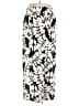 Rose + Olive 100% Polyester Print Ivory Casual Pants Size 1X - photo 2