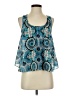 Meadow Rue 100% Polyester Teal Sleeveless Blouse Size XXS (petite) - photo 1