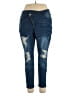 Unbranded Solid Blue Jeans Size 2X - photo 1