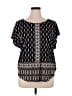 Unbranded Black Short Sleeve Blouse Size XL - photo 1