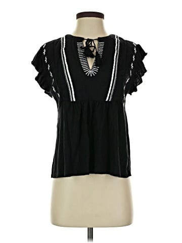 Lucky Brand Short Sleeve Blouse (view 1)