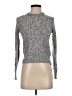 J.Crew 100% Cotton Metallic Gray Turtleneck Sweater Size XXS - photo 1