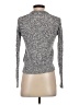 J.Crew 100% Cotton Metallic Gray Turtleneck Sweater Size XXS - photo 2
