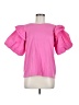 Mud Pie Pink Short Sleeve Top Size M - photo 1