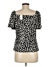 Ann Taylor Black Short Sleeve Top Size M - photo 2