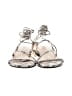 The Drop Silver Ivory Sandals Size 8 - photo 2