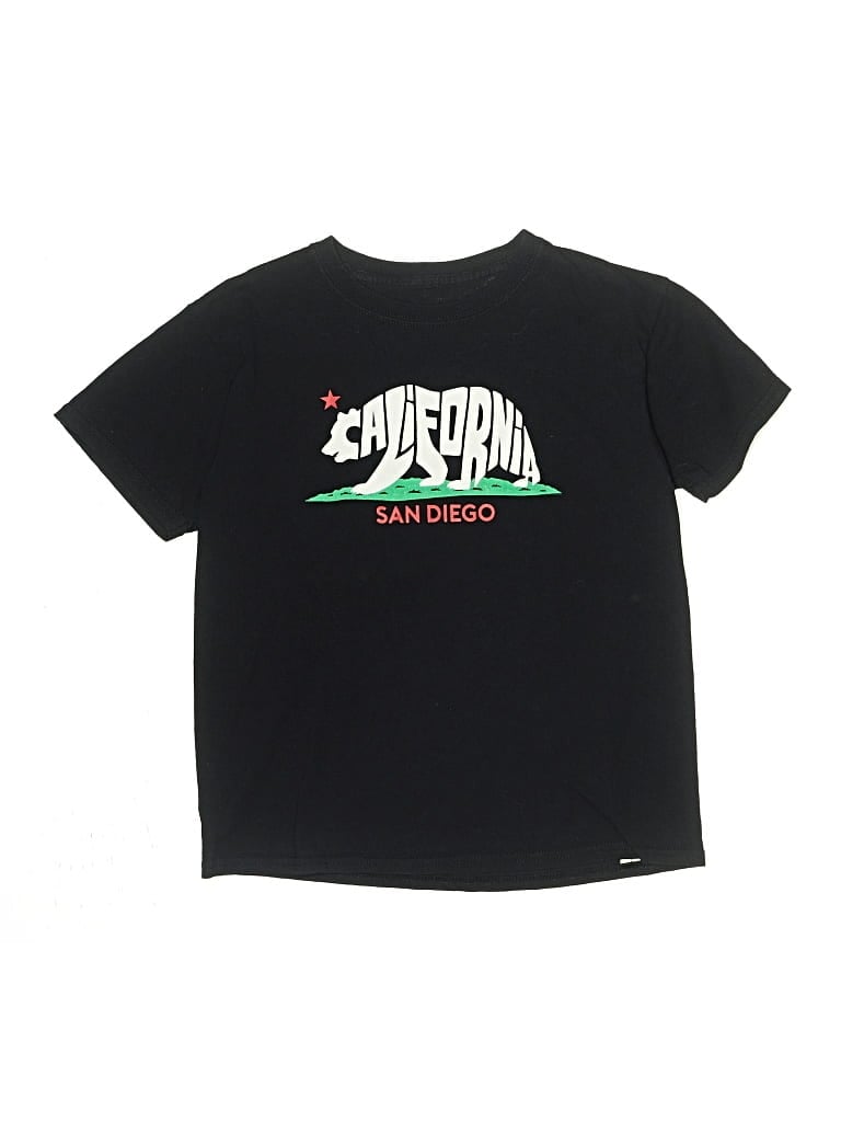 Pre-owned Unbranded Kids' Short Sleeve T-shirt In Black