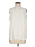 Ann Taylor 100% Polyester Ivory Sleeveless Blouse Size M - photo 1