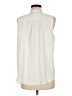 Ann Taylor 100% Polyester Ivory Sleeveless Blouse Size M - photo 2