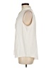 Ann Taylor 100% Polyester Ivory Sleeveless Blouse Size M - photo 5