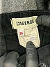 L'Agence Solid Black Casual Pants Size 28 waist - photo 4