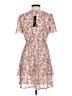 Allegra K 100% Polyester Paisley Pink Casual Dress Size XS - photo 2