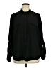 Daniel Rainn 100% Polyester Solid Black Long Sleeve Blouse Size XL - photo 1