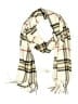 Wish Plaid Ivory Tan Scarf One size - photo 1