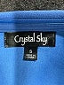 Crystal Sky Solid Blue Jumpsuit Size S - photo 4