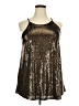 Torrid Gold Sleeveless Blouse Size 3X Plus (3) - photo 1