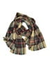Unbranded Plaid Green Tan Scarf One size - photo 1