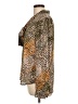 Bar III Brown Long Sleeve Blouse Size L - photo 5