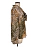 Bar III Brown Long Sleeve Blouse Size L - photo 4