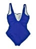 TOGS SOHO Solid Blue One Piece Swimsuit Size 14 - photo 2