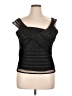 DressBarn 100% Polyester Black Sleeveless Top Size 16 - photo 1