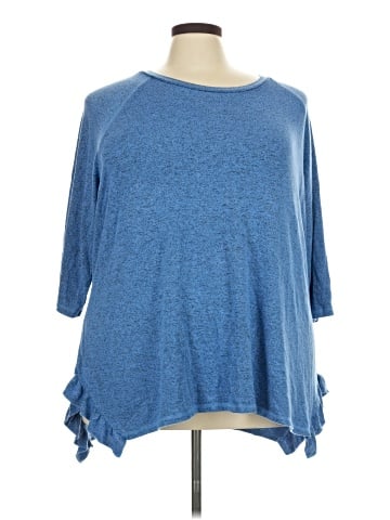 Lane Bryant Outlet 3/4 Sleeve Top (view 1)