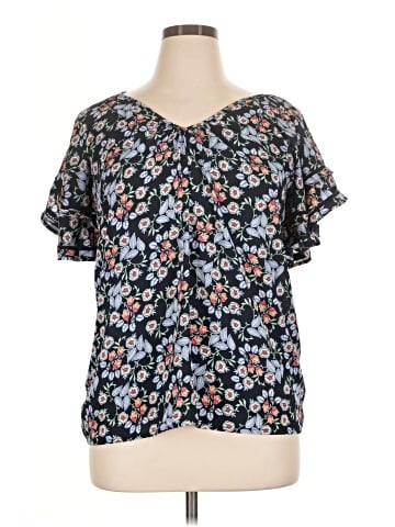 Ann Taylor LOFT Short Sleeve Blouse (view 1)