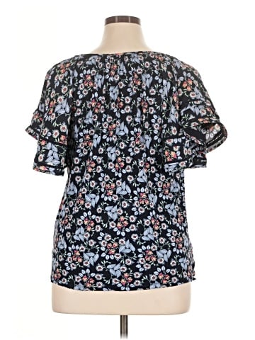 Ann Taylor LOFT Short Sleeve Blouse (view 2)