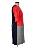 Eliza J Color Block Red Casual Dress Size 6 - photo 4
