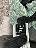 Shein Curve 100% Polyester Chevron-herringbone Green Pullover Sweater Size 14 Plus (1) - photo 7