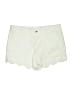 Lilly Pulitzer 100% Cotton Chevron-herringbone Ivory Shorts Size 10 - photo 1