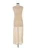 Unbranded 100% Polyester Ivory Tan Cocktail Dress Size M - photo 2