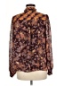 Maison d' Amelie 100% Polyester Paisley Brown Long Sleeve Blouse Size M - photo 2