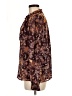Maison d' Amelie 100% Polyester Paisley Brown Long Sleeve Blouse Size M - photo 5