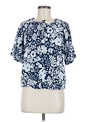 Ann Taylor LOFT Short Sleeve Blouse (view 1)