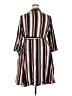 Torrid Stripes Brown Casual Dress Size 3X (3) - photo 2