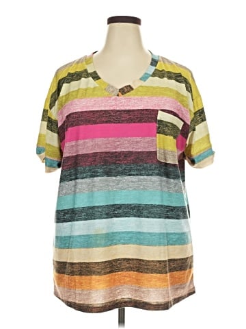Firmiana Short Sleeve Henley (view 1)