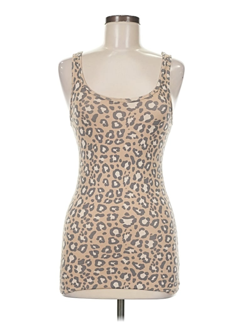 Pre-owned A New Day Tank Top Tan Strapless Neckline Tops