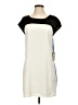 Express Color Block Ivory Casual Dress Size S - photo 1