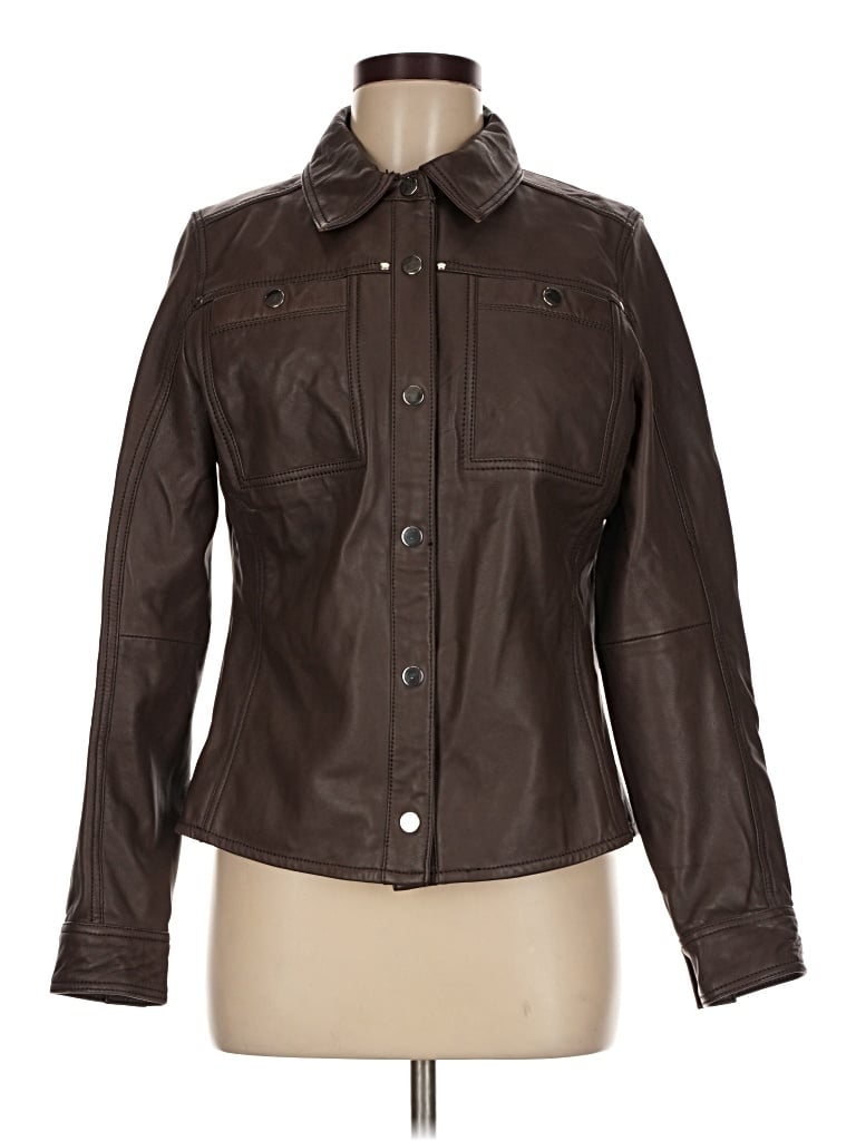 Pre-owned Assorted Brands Jacket In Brown