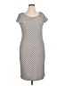 Sharagano Chevron-herringbone Gray Casual Dress Size 16 - photo 1