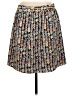J.Crew Mercantile 100% Polyester Paisley Black Casual Skirt Size 6 - photo 2