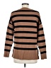 T Tahari Stripes Brown Pullover Sweater Size M - photo 2