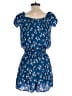 Kate Spade New York 100% Rayon Floral Blue Romper Size S - photo 2