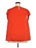 DR2 100% Polyester Orange Short Sleeve Blouse Size 3X - photo 2