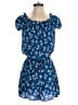 Kate Spade New York 100% Rayon Floral Blue Romper Size S - photo 1