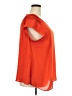 DR2 100% Polyester Orange Short Sleeve Blouse Size 3X - photo 4