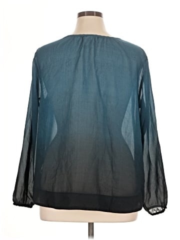 New York & Company Long Sleeve Blouse (view 2)